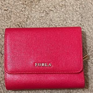 Furla Pink Leather Babylon Wallet. Made in Italy! Lightly used. Great condition